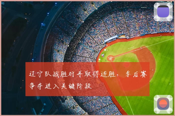 辽宁队战胜对手取得连胜，季后赛争夺进入关键阶段