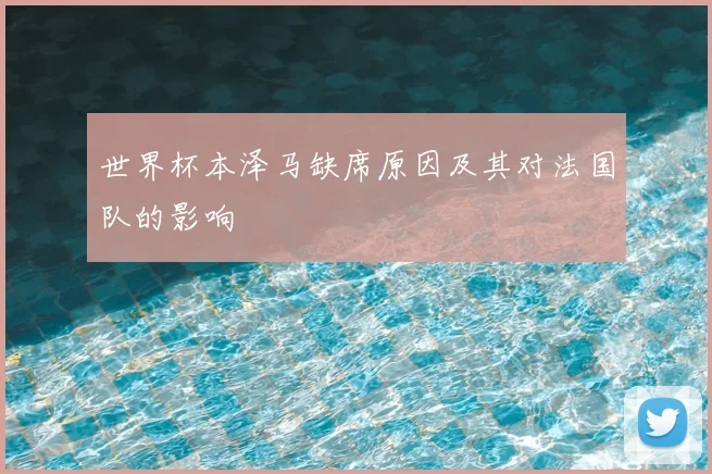世界杯本泽马缺席原因及其对法国队的影响